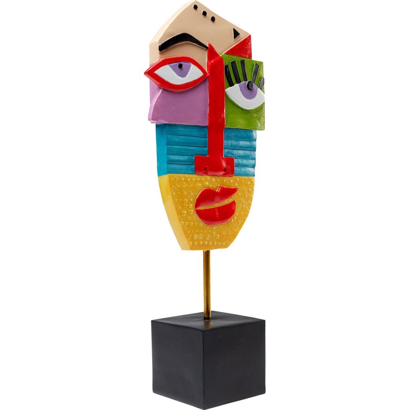 Objet décoratif Abstract Face Multicolour 52