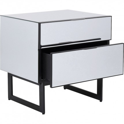 Nightstand Soran black Kare Design