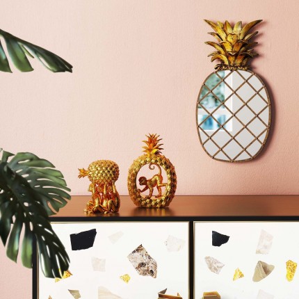 Wall Decoration mirror pineapple 50cm Kare Design