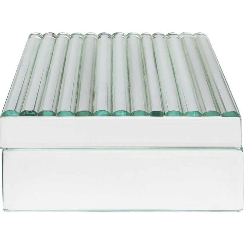 Boîte Elegant argenté 16x8cm