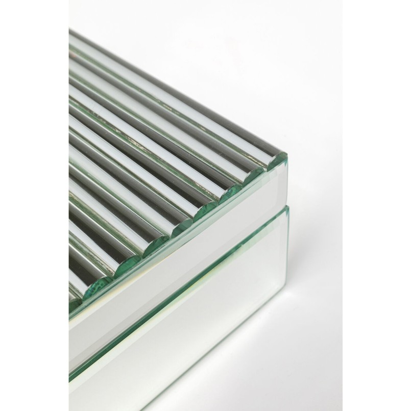 Boîte Elegant argenté 16x8cm