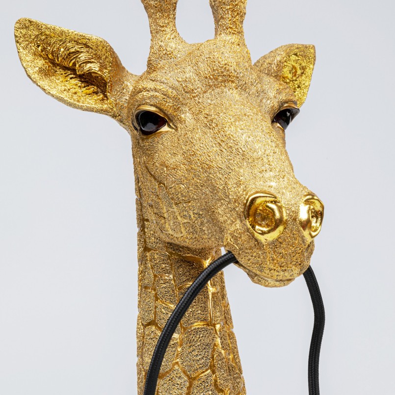 Lampe à poser Animal Giraffe doré 50cm