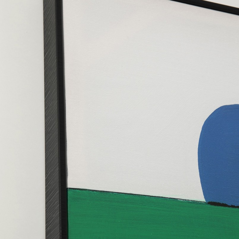 Tableau encadré Abstract Shapes vert 73x143cm