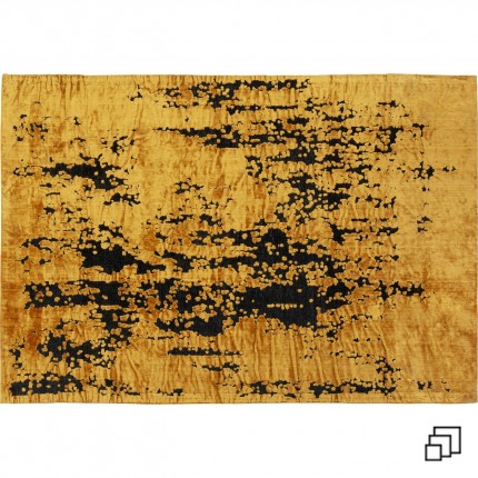 Carpet Silja ochre and black Kare Design Carpet Silja ochre and black Kare Design