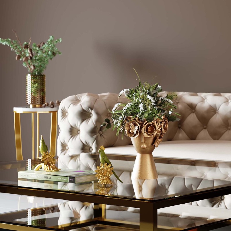 Vase Barfly Dark Green 25cm Kare Design