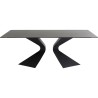 Table Gloria Outdoor Ceramic noir 180x90cm