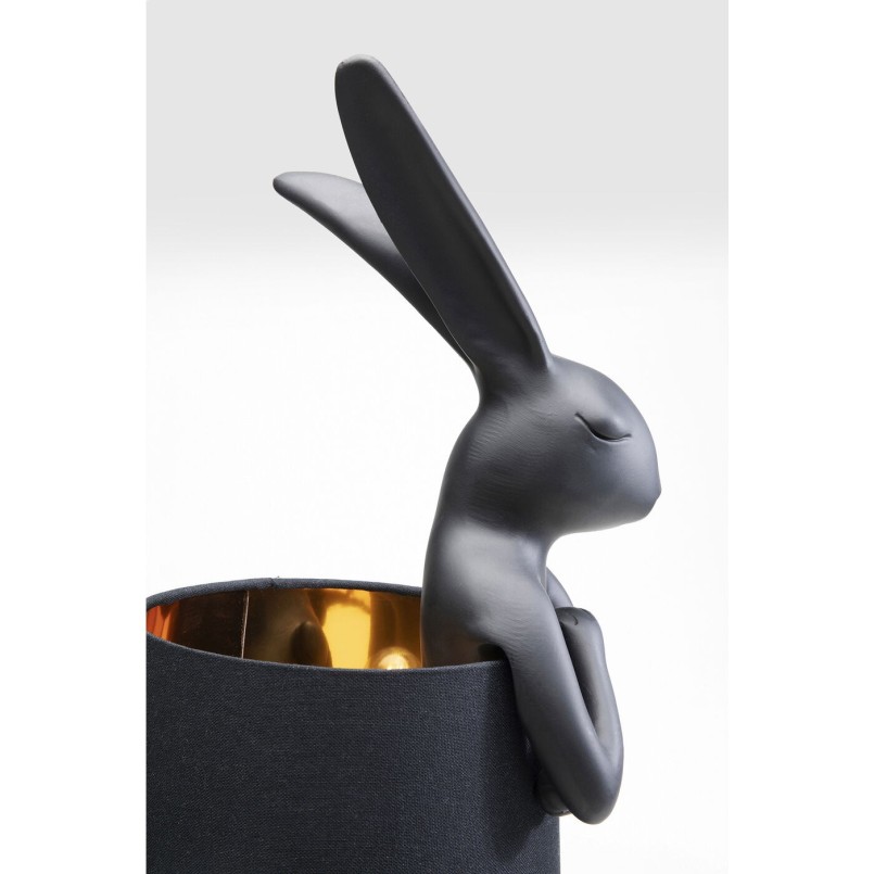 Lampe à poser Animal Rabbit noir 68cm