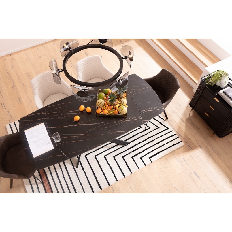 Chaise pivotante Coco crème