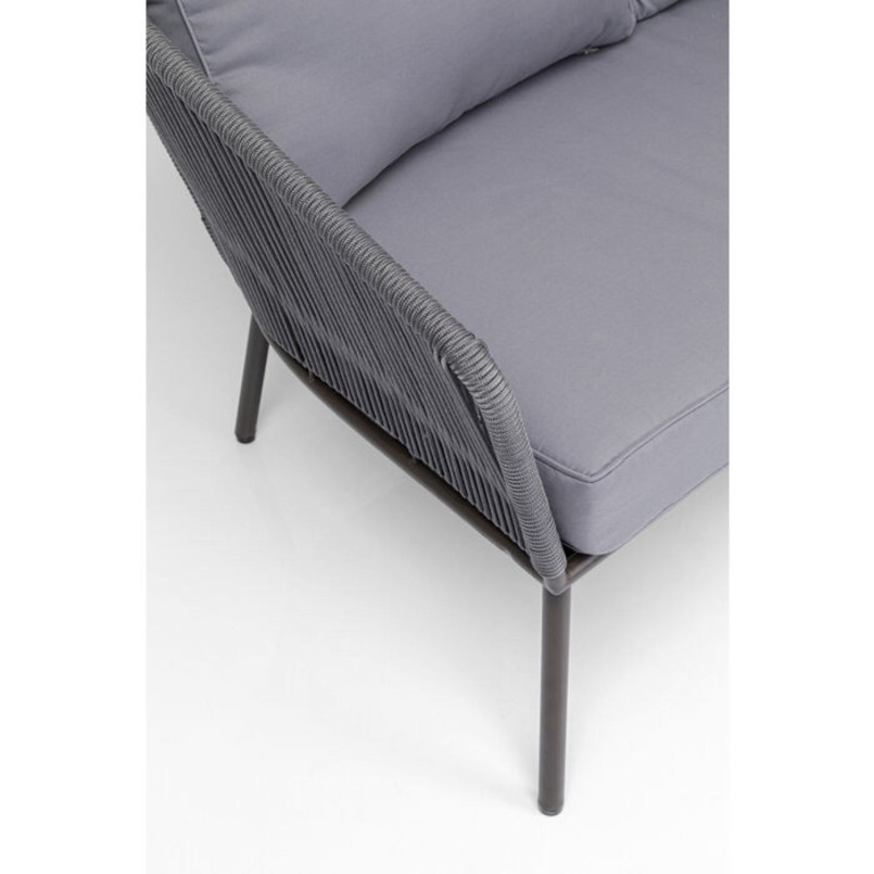 Ensemble de sièges Elba gris Quattro (4/part)