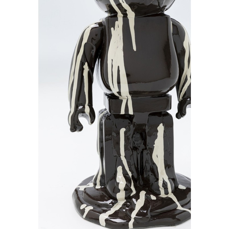 Figurine décorative Gelato Bear noir 40cm