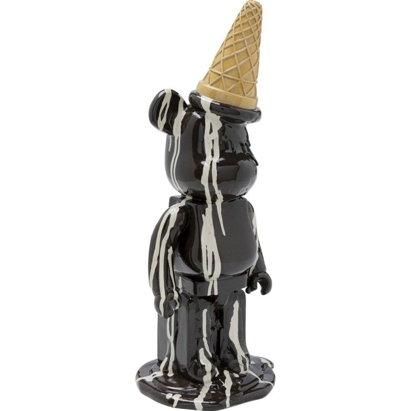 Figurine décorative Gelato Bear noir 40cm