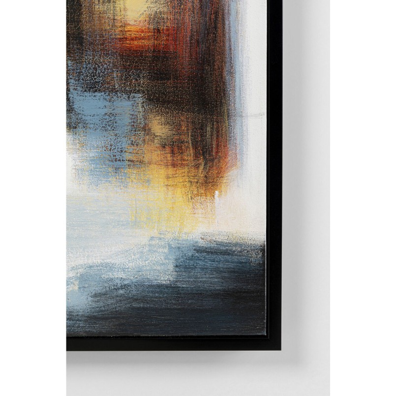 Tableau encadré Visione Front 100x100cm