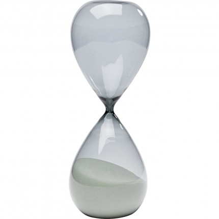 Hourglass Timer 25cm black and white Kare Design Hourglass Timer 25cm black and white Kare Design