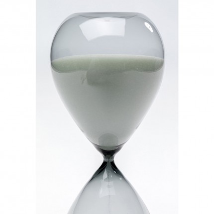 Hourglass Timer 25cm black and white Kare Design Hourglass Timer 25cm black and white Kare Design