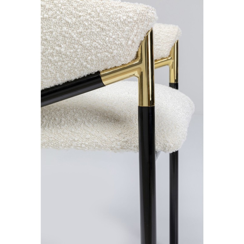 Chaise a. acc. Boulevard blanc