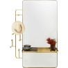 Garderobe murale Tristan Miroir 150x76cm