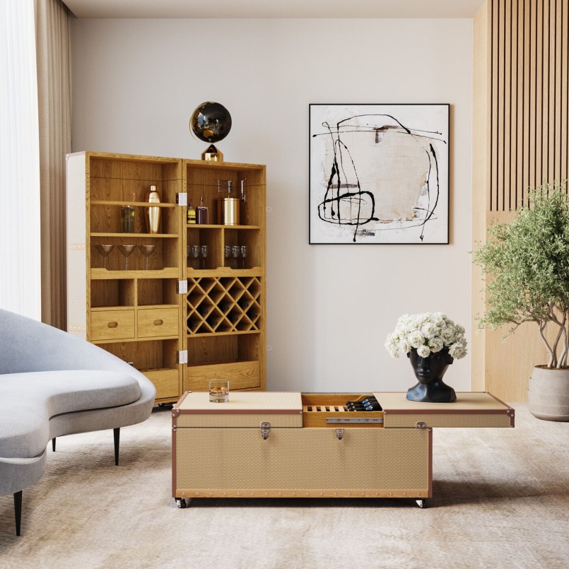 Table basse bar Venezia 120x75cm