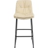 Chaise bar Daria crème 75cm