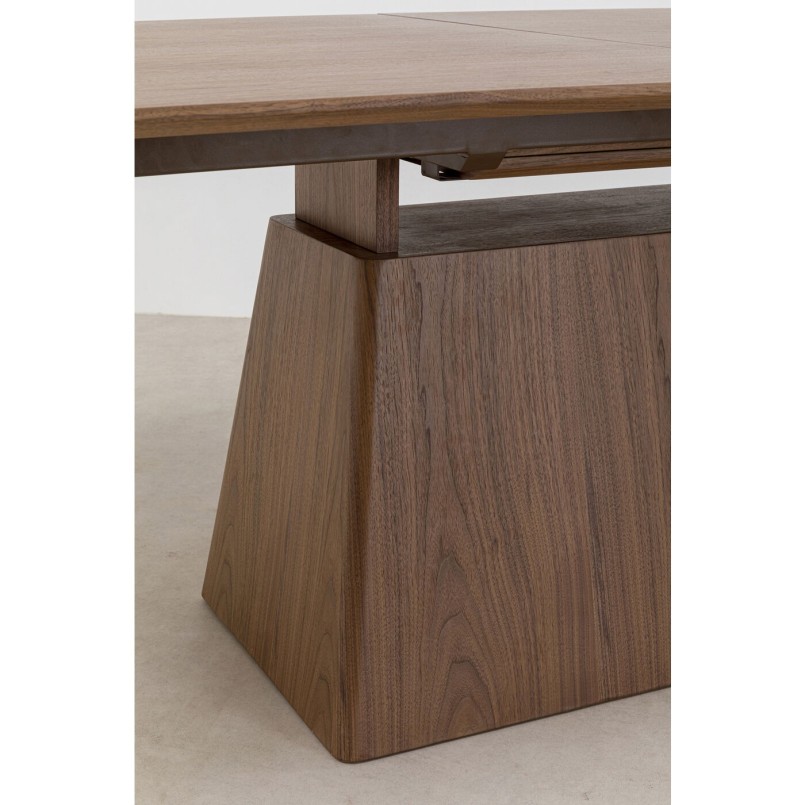 Table à rallonges Benvenuto noyer 200(