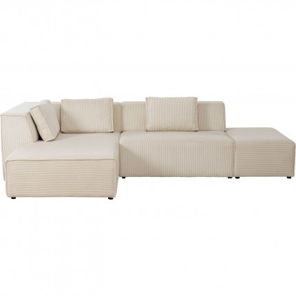 Corner Sofa Infinity Cord Cream Left Kare Design Corner Sofa Infinity Cord Cream Left Kare Design