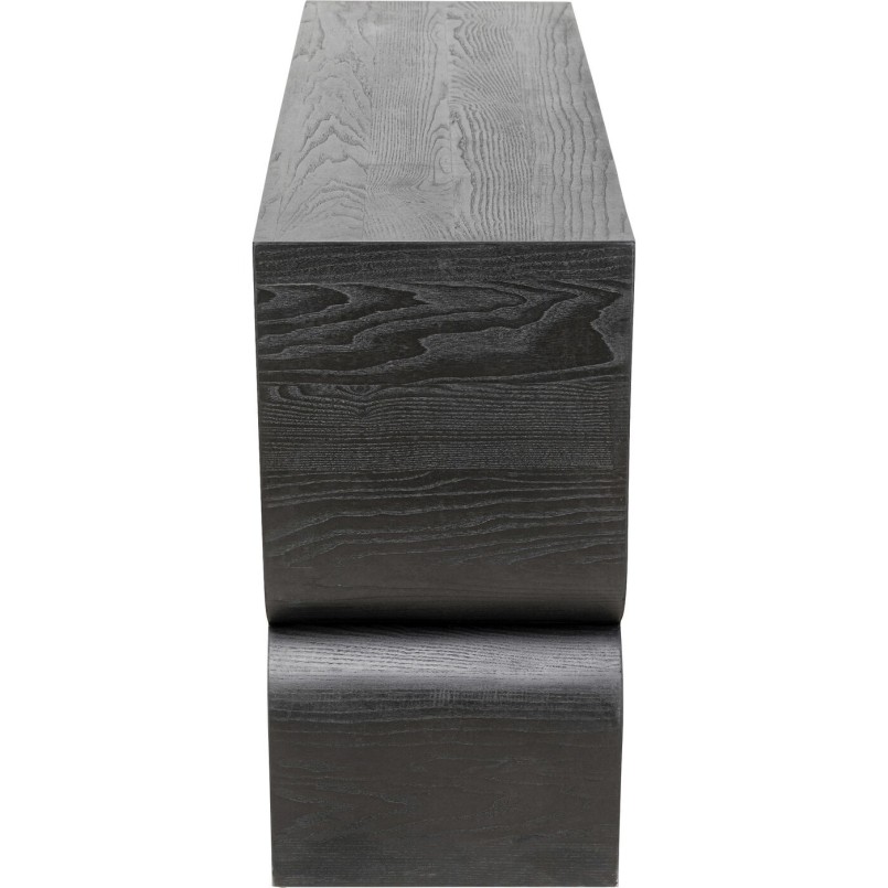 Console Curve noir 120x76cm