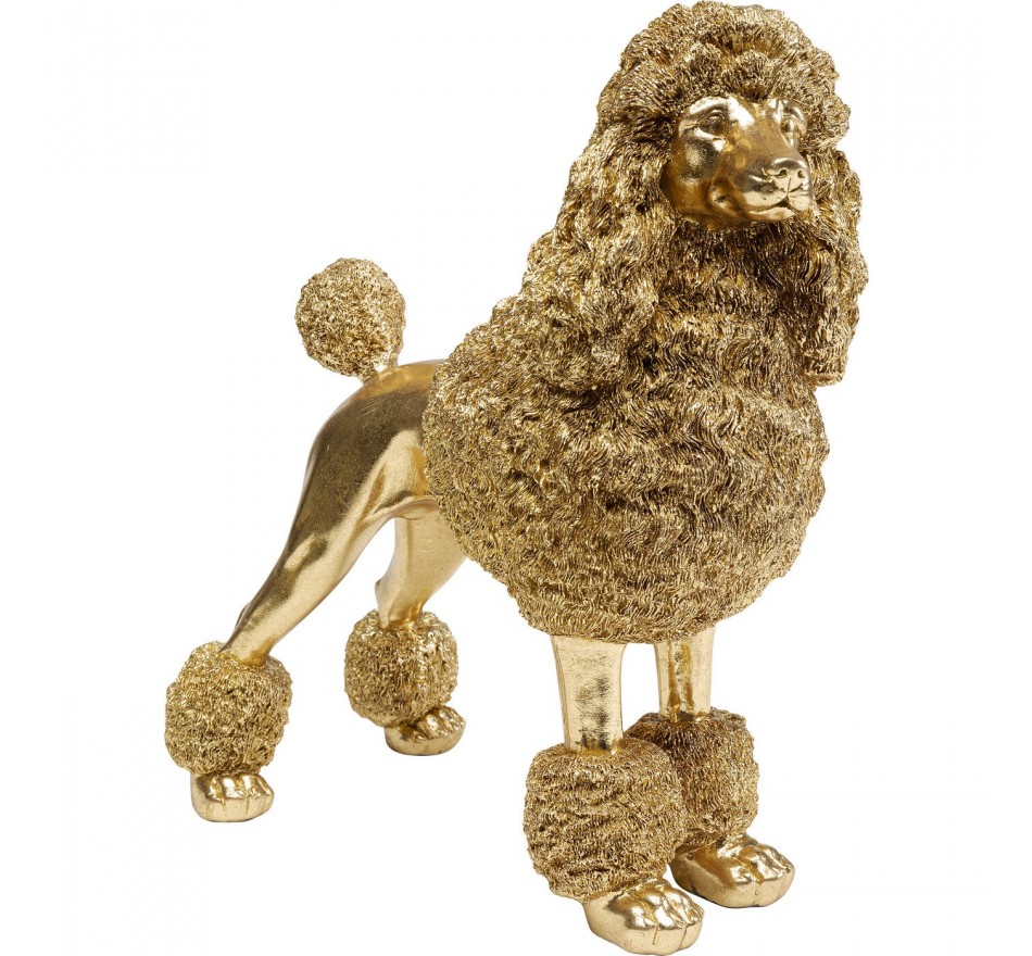 Woonaccessoires poedel goud Kare Design Woonaccessoires poedel goud Kare Design