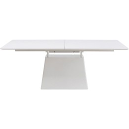 Table à rallonges Benvenuto blanc 200(50)x110cm