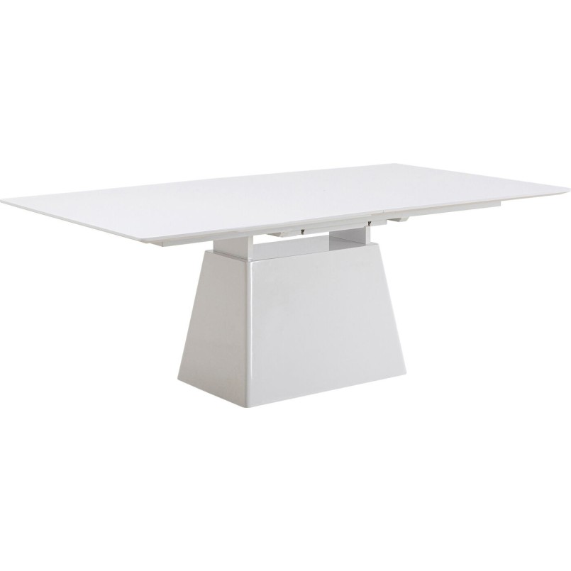 Table à rallonges Benvenuto blanc 200(50)x110cm