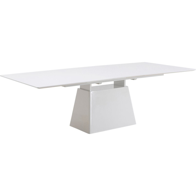 Table à rallonges Benvenuto blanc 200(50)x110cm