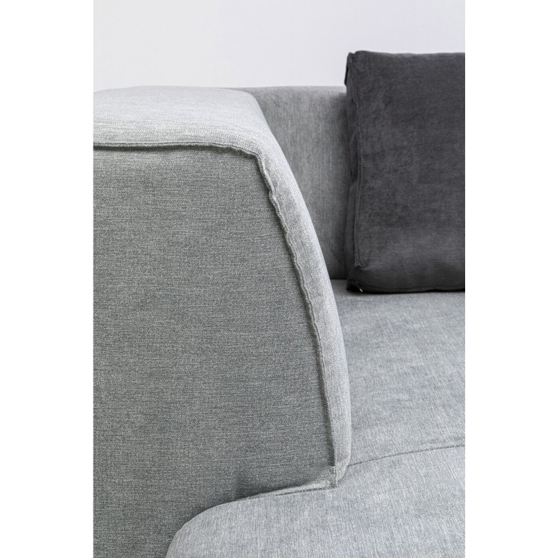 Infinity Ottomane Elements Grey Left Kare Design