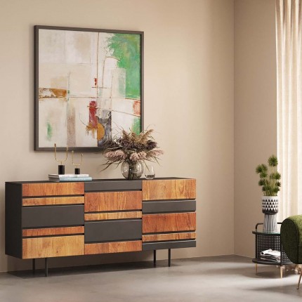 Painting Frame Dust 120x120cm green Kare Design