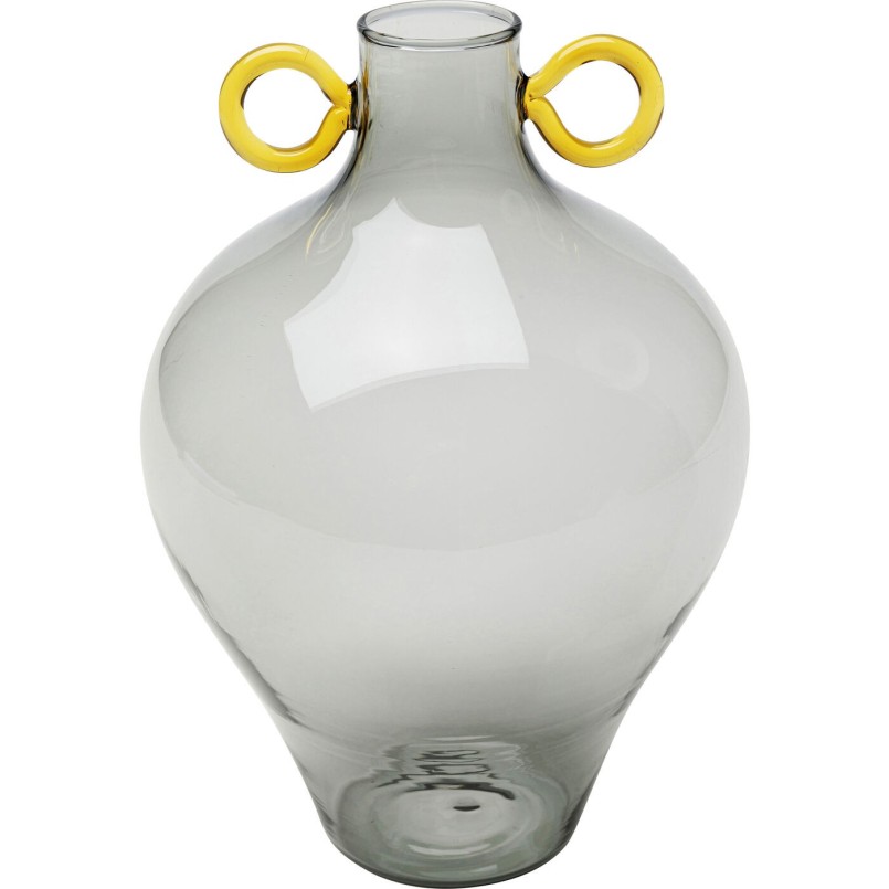 Vase Amore Handle gris 23cm