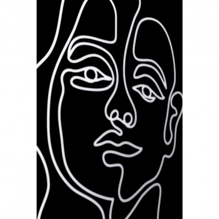 Framed Picture Faccia Arte Woman black and white 60x80cm Kare Design Framed Picture Faccia Arte Woman black and white 60x80cm Kare Design
