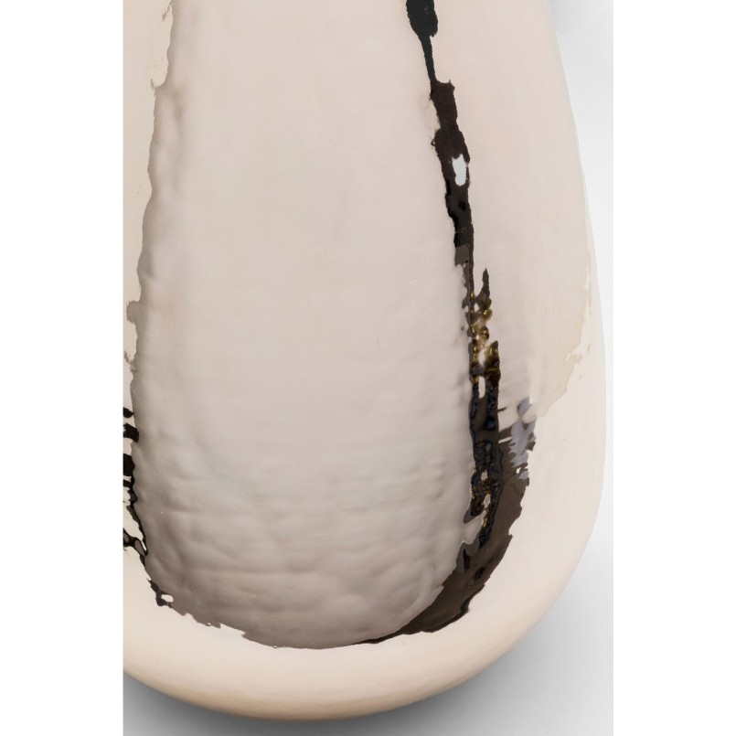 Vase Fabuloso argenté 46cm
