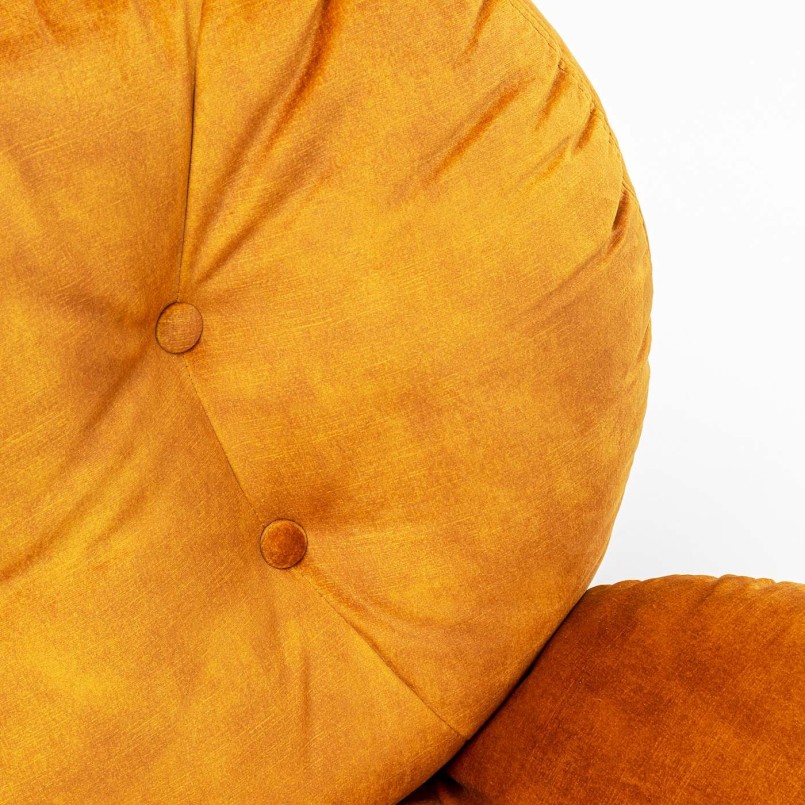 Fauteuil pivotant Cosy ambre