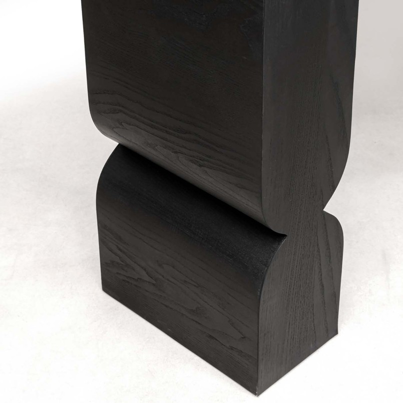 Console Curve noir 120x76cm