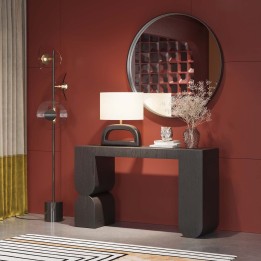 Console Curve noir 120x76cm