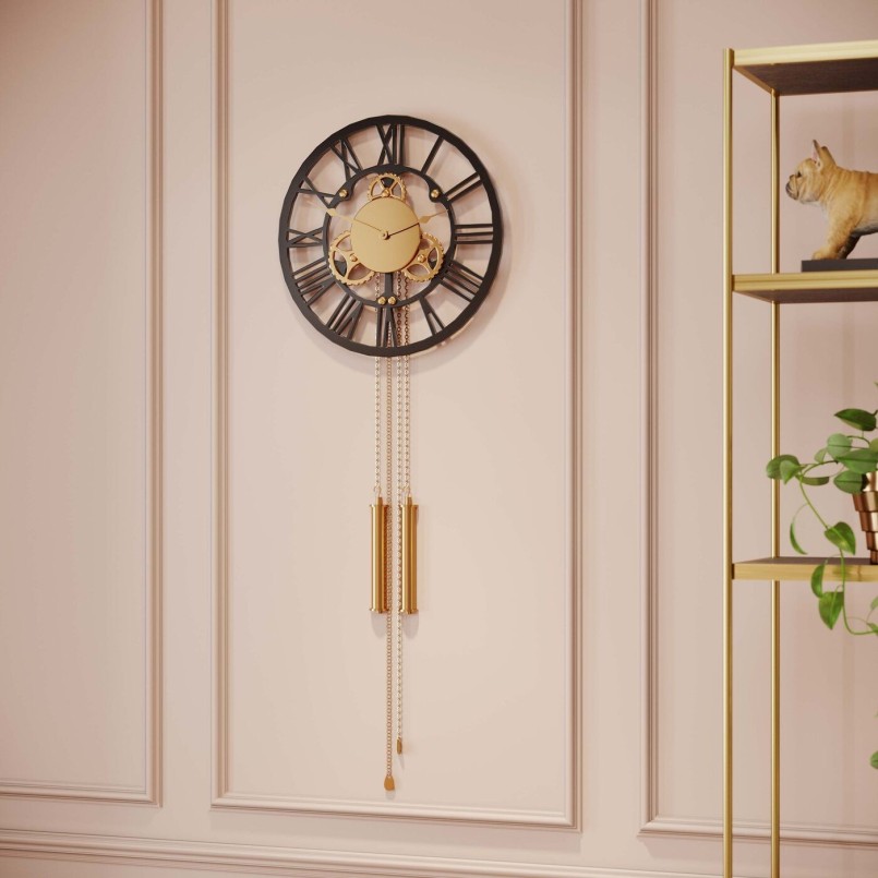 Wandklok 126x46cm - Clockwork - Kare Design