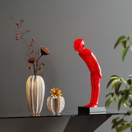 Deco Welcome Guests 46cm red Kare Design