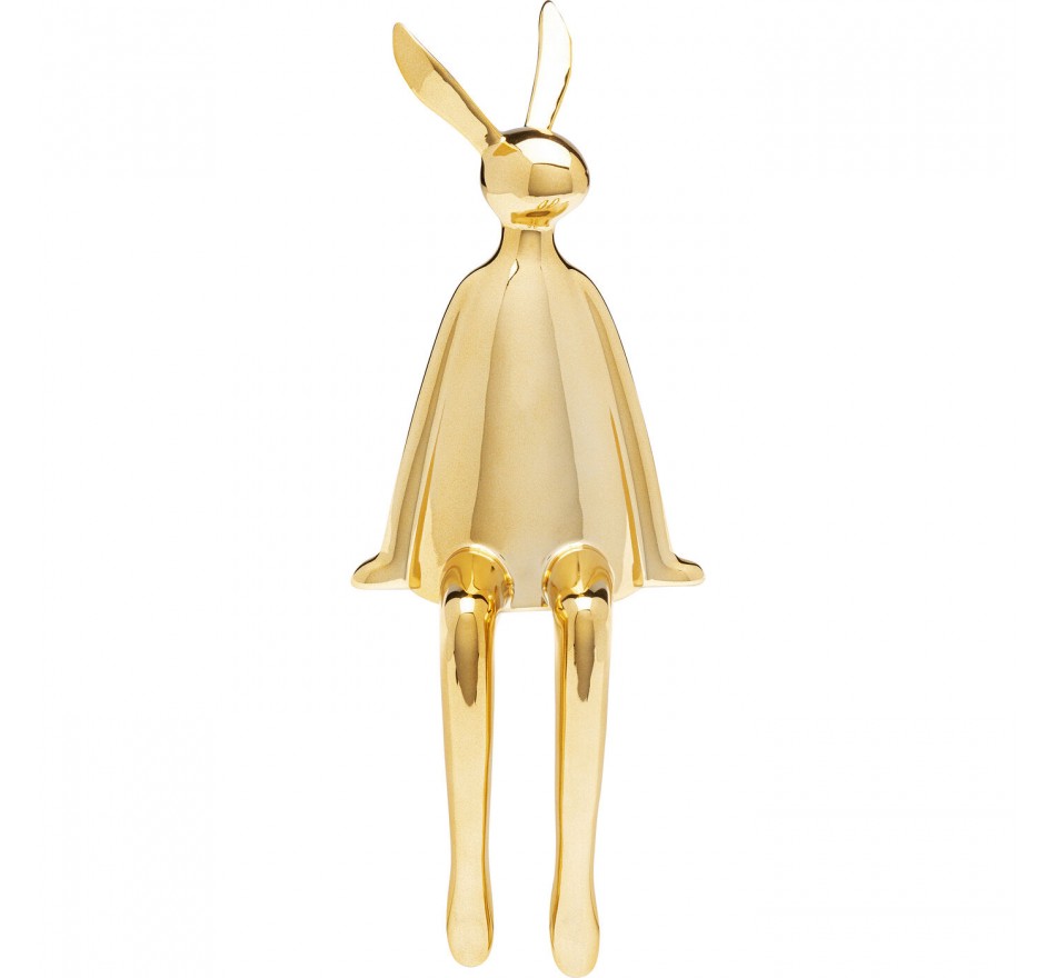 Woonaccessoires konijn goud zittend Kare Design Woonaccessoires konijn goud zittend Kare Design