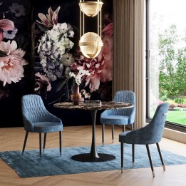 Zwart marmer effect tafel - Schickeria - Kare Design