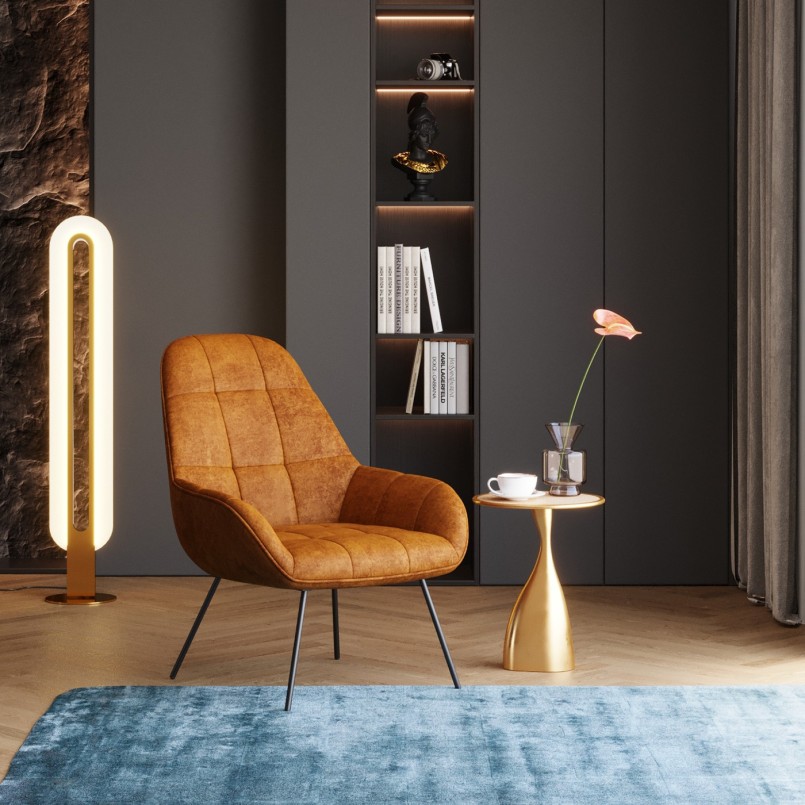 Blue cocooning carpet - Cosy Ocean - Kare Design
