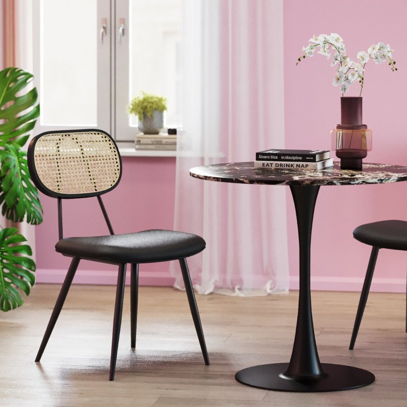 Zwart marmer effect tafel - Schickeria - Kare Design