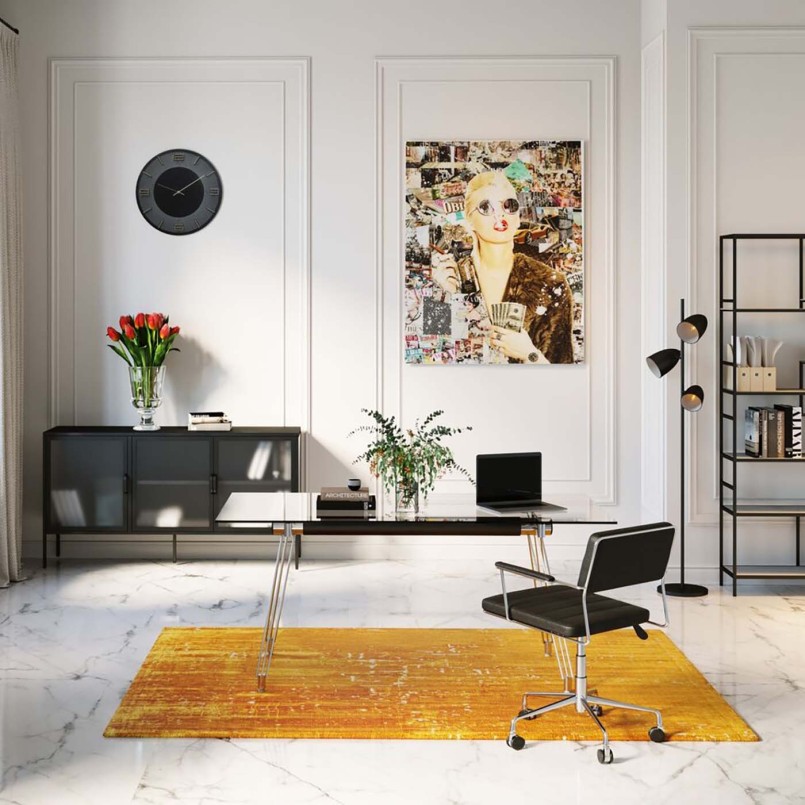 Modern glass desk - Officia - Kare Design