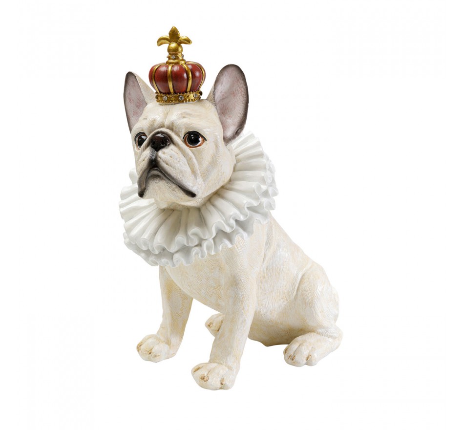 Woonaccessoires bulldog wit koning Kare Design Woonaccessoires bulldog wit koning Kare Design