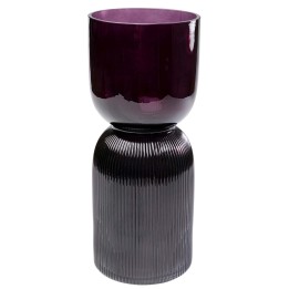 Grey and fuchsia glass vase - Marvelous Duo - Kare Design