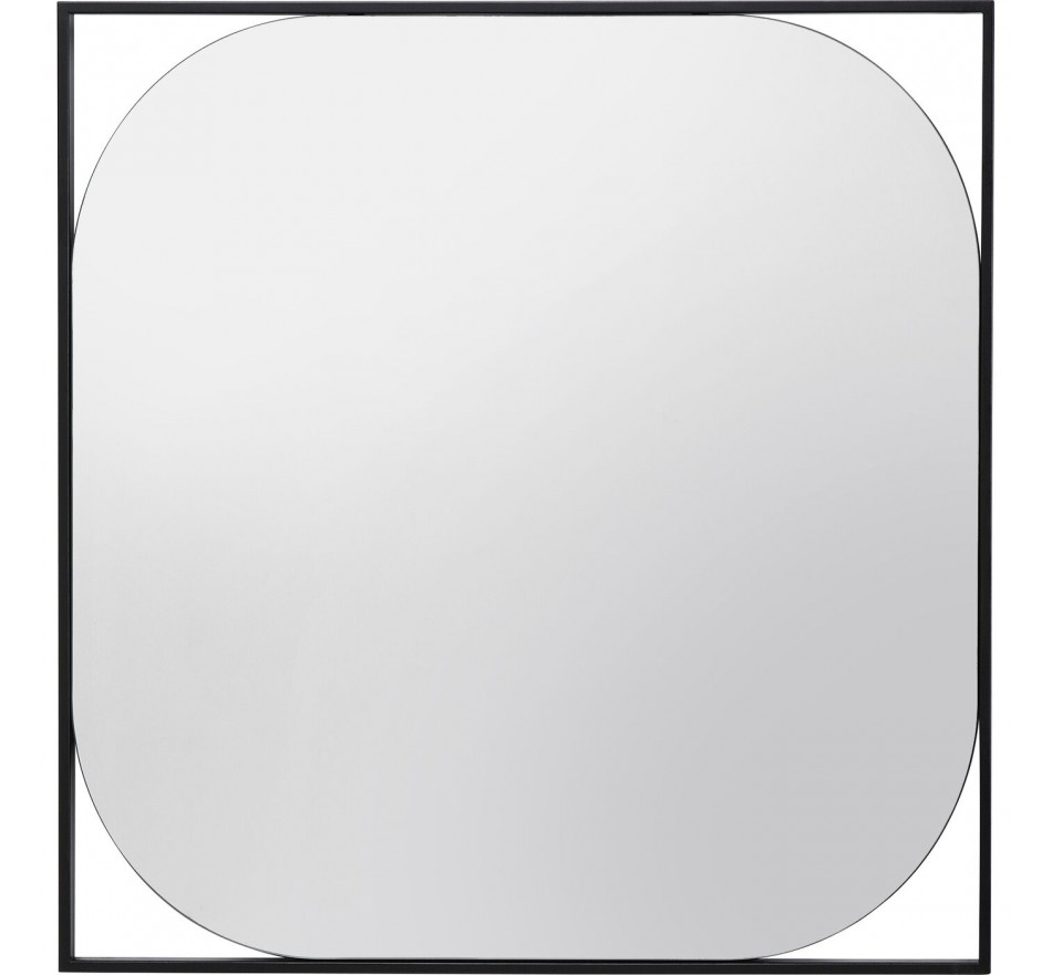 Wall Mirror Bonita black 81x81cm Kare Design Wall Mirror Bonita black 81x81cm Kare Design