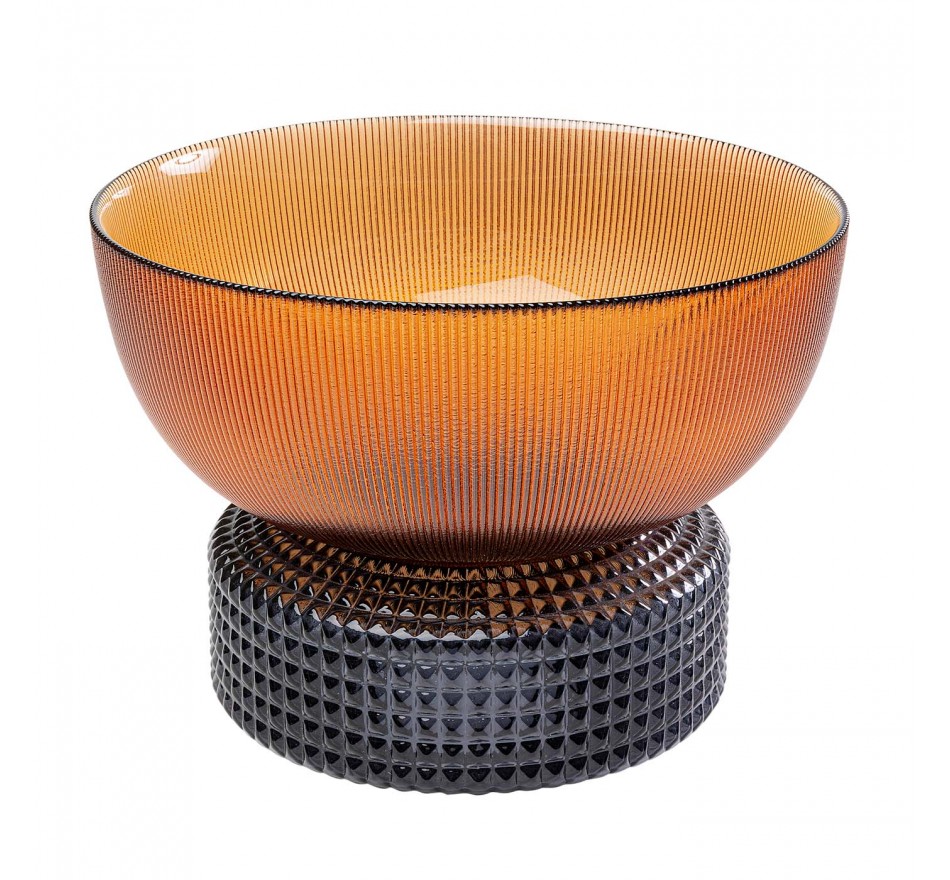 Serveerschaal Marvelous Duo amber grijs 22cm Kare Design Serveerschaal Marvelous Duo amber grijs 22cm Kare Design