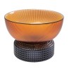 Amber en grijze glazen vaas - Marvelous Duo - Kare Design