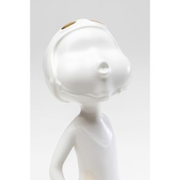 Figurine décorative Ball Girl blanc 41cm